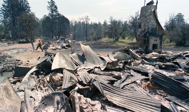The Dude Fire in 1990
